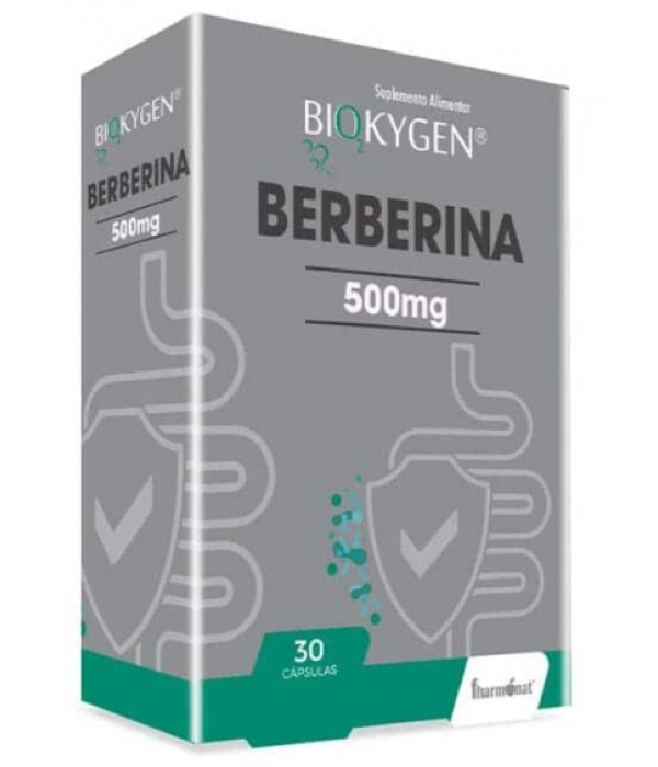 Biokygen Berberina 500mg - 30 Cápsulas - Fharmonat